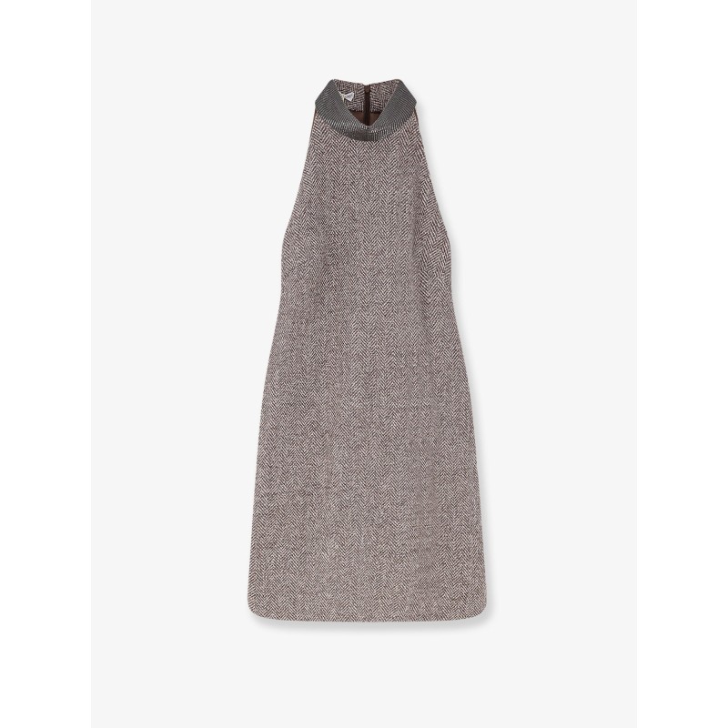 Virgin wool mini dress