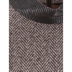 Virgin wool mini dress