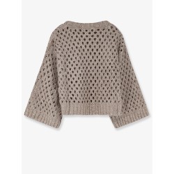Dazzling Net silk and linen blend sweater