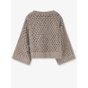 Dazzling Net silk and linen blend sweater