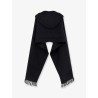 Wool and cashmere scarf with hood