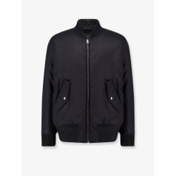 Reversible wool and nylon jacket