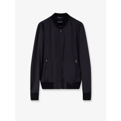 Silk jacket with all-over DG print