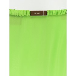 Viscose skirt with floral lace