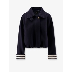 Extra-fine wool blend Ciambella coat