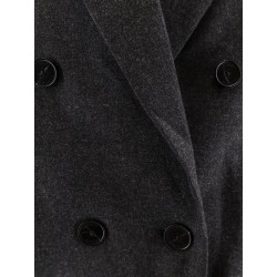 Wool melange blend blazer