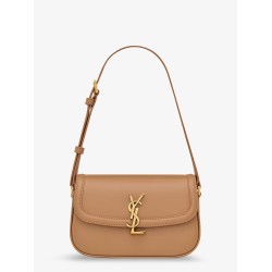 Solferino leather shoulder bag