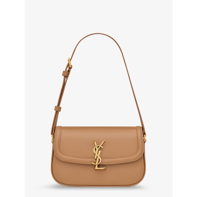 Solferino leather shoulder bag