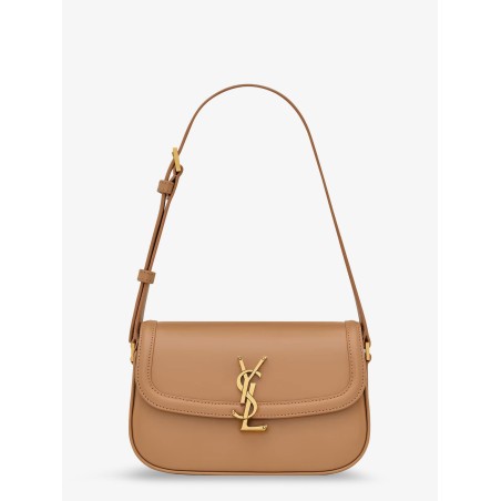 Solferino leather shoulder bag