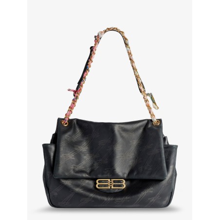 Darling leather shoulder bag with BB logo on the front