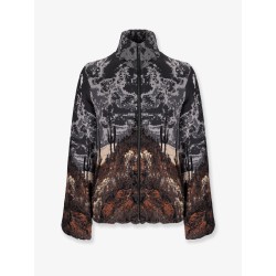 Knitted cotton and wool jacket