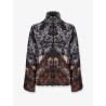 Knitted cotton and wool jacket