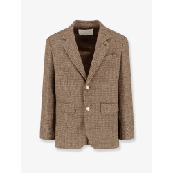 Unisex wool blend blazer