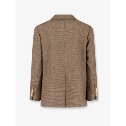 Unisex wool blend blazer