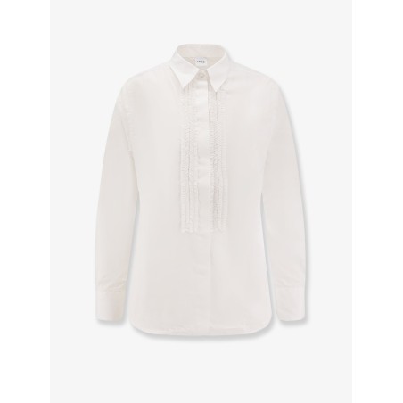 Cotton shirt with ruffles