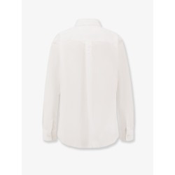 Cotton shirt with ruffles