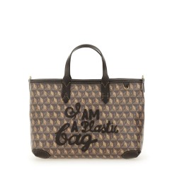 BORSA TOTE "I AM A PLASTIC BAG" XS