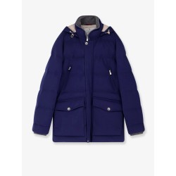 Padded wool jacket