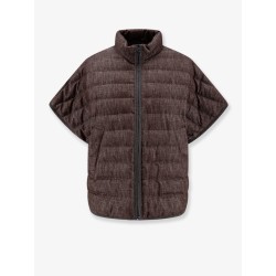 Sparkling down jacket with Monili detail