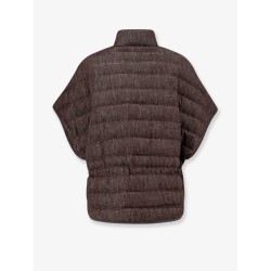 Sparkling down jacket with Monili detail
