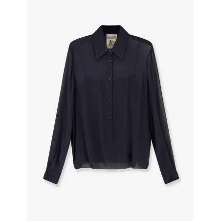 Voile shirt with top