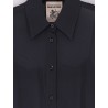 Voile shirt with top