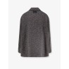 Recycled wool blend short coat