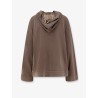 Hooded cotton sweatshirt