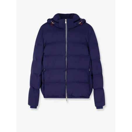 Nylon down jacket with hood