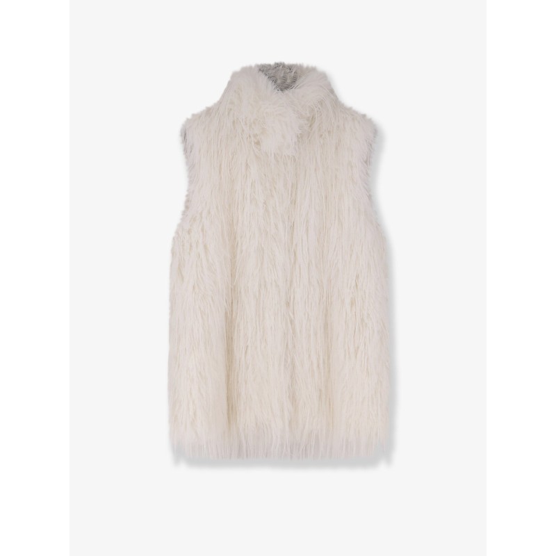 Neva faux fur sleeveless jacket