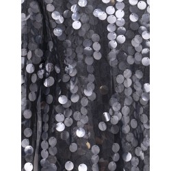 Voile top with maxi sequins