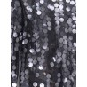 Voile top with maxi sequins