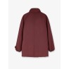 Nylon and cotton long jacket