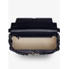 Andiamo Messenger shoulder bag in woven leather with Knot detail