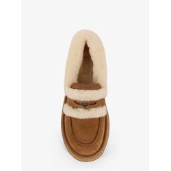 Suede and fur Ugg X Sacai loafer
