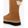 Suede and fur boots