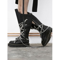 1B60 Quad Sole Pentalace Leather Boot
