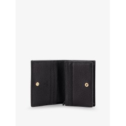 Mini Wallet leather and GG Supreme Fabric card holder