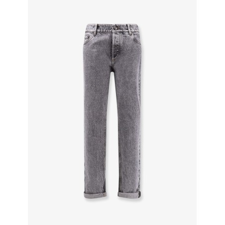 Grey denim trousers