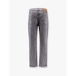 Grey denim trousers