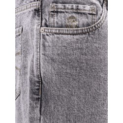 Grey denim trousers