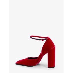 D' Orsay 90 velvet décolleté