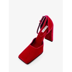 D' Orsay 90 velvet décolleté