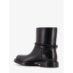 James leather ankle boots
