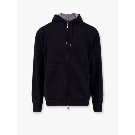 Cotton, cashmere and silk blend sweatshirt