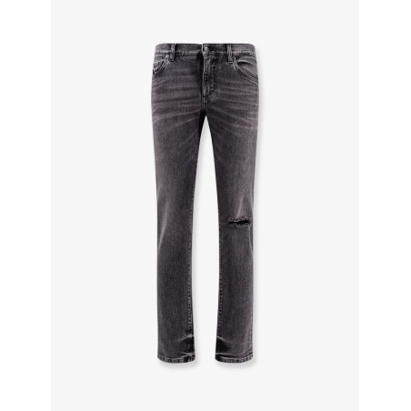 Skinny grey denim jeans