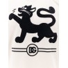 Cotton t-shirt with flocked print