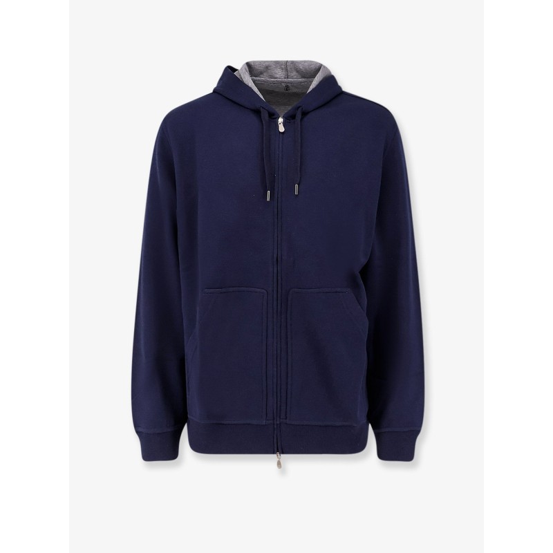 Cotton, cashmere and silk blend sweatshirt