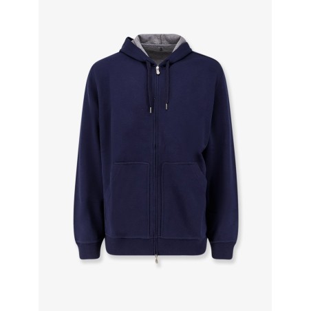 Cotton, cashmere and silk blend sweatshirt