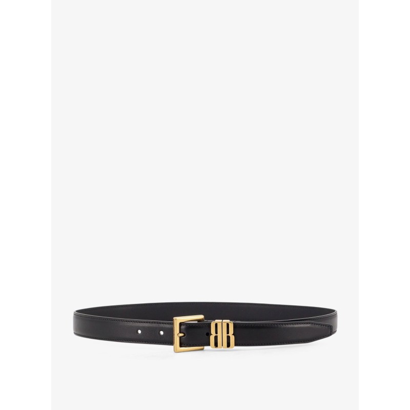 Leather belt with BB Editor leather
